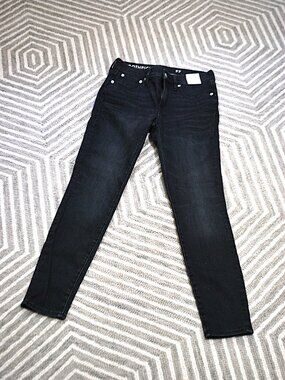 Fall J. Crew Black Woman's Toothpick Jeans Size 27 NWT